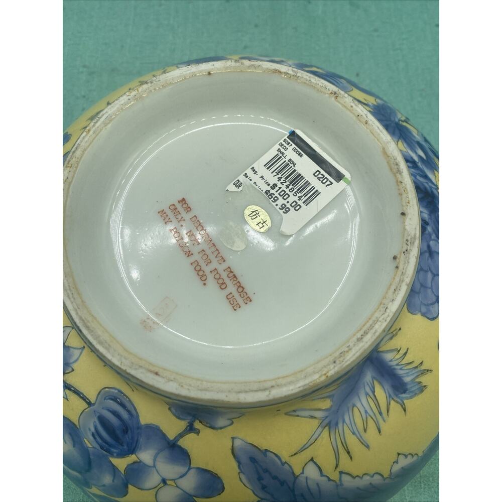 Amazing Porcelain Japanese ware 10 Inch Centerpiece bowl 10” Diameter - Picture 10 of 12
